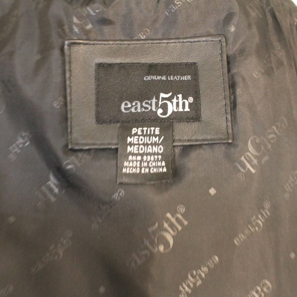East 5th Genuine Leather Zipper Jacket - Picture 5 of 5